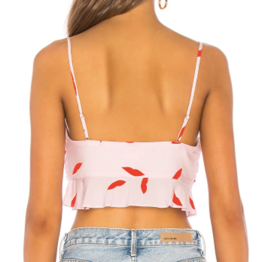 LPA Tie Front Bandeau Lips - Picture 3 of 11